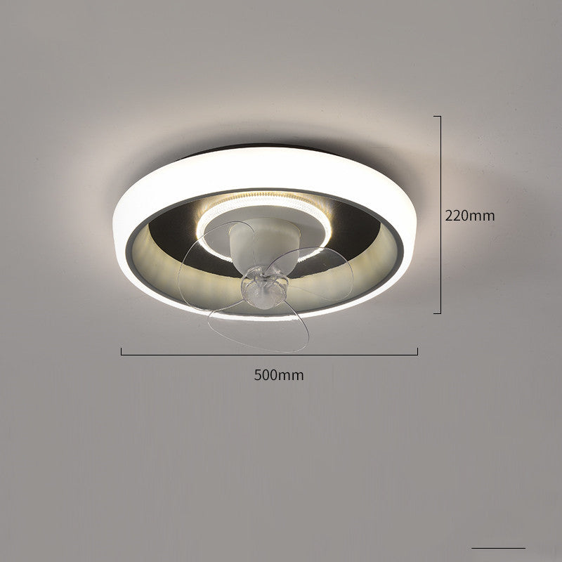 Household Simple Modern Intelligent Electric Fan Lamps And Lanterns