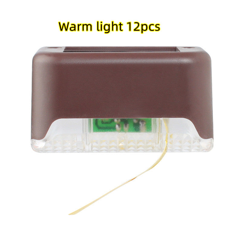 Solar Light 1Led Wall Light Outdoor Garden Wall Light Fence Light
