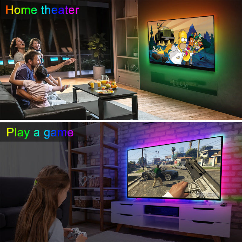 TV Background Light With 5VRGB Set Light Bar