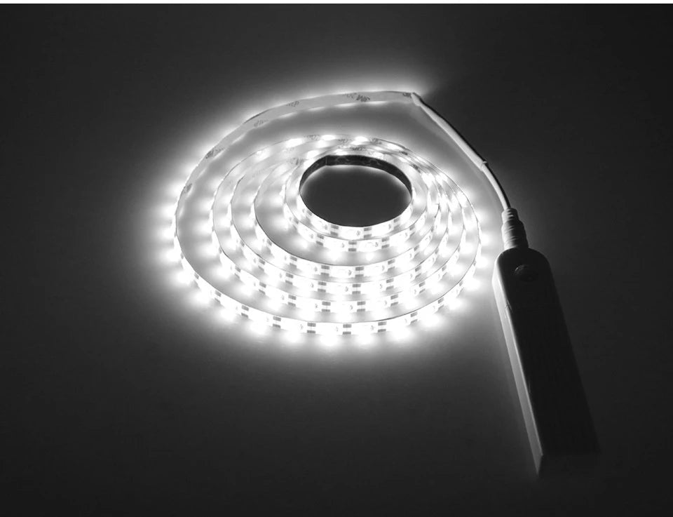 Led Light Strip PIR Motion Sensor Induction Led Strip Battery