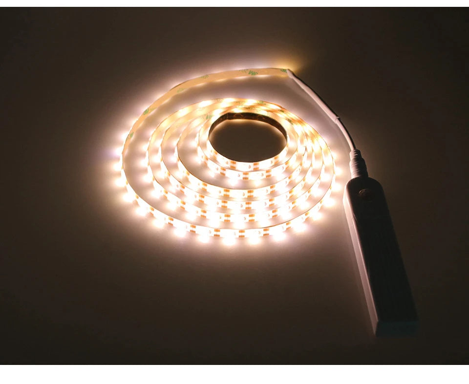 Led Light Strip PIR Motion Sensor Induction Led Strip Battery