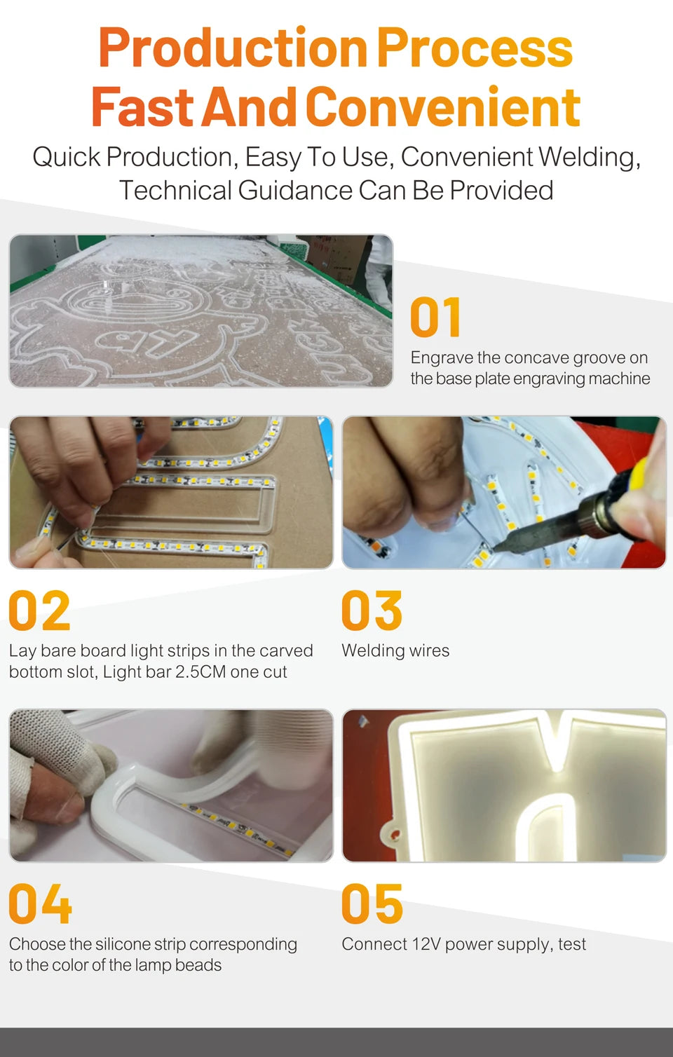 6/8mm 5M/Rolls DIY Separate Silicone Neon Strip Led Tape