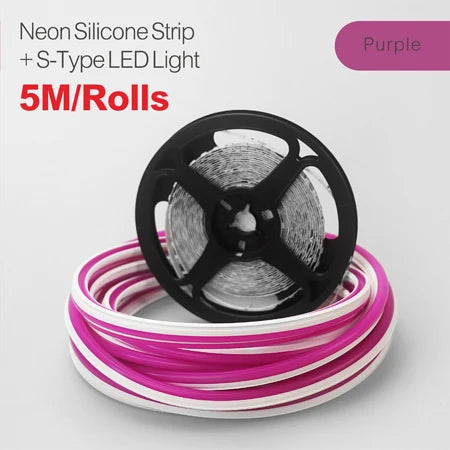 6/8mm 5M/Rolls DIY Separate Silicone Neon Strip Led Tape