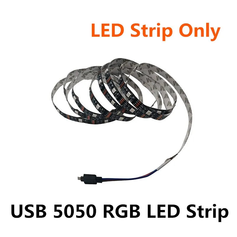 DC 5V USB 1 Meter LED Strip 5050 Waterproof RGB LED Light