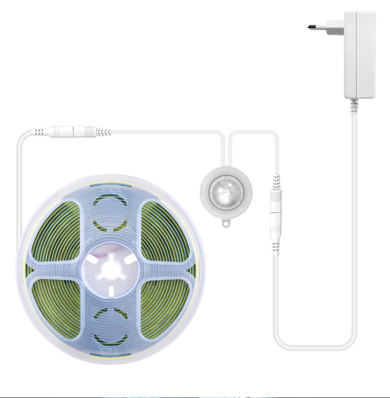24V 10M Smart PIR Motion Sensor COB LED Strip Light