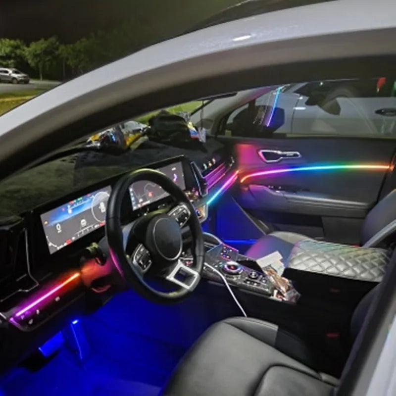 Universal Symphony Car LED Ambient Light 64 RGB Color Car Interior