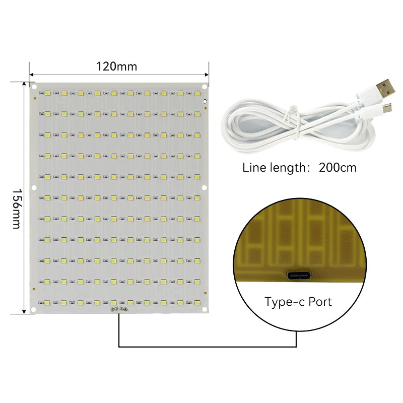 For Bambu Lab Led Lamp Kit Adjustable Light Kit Led Light Parts