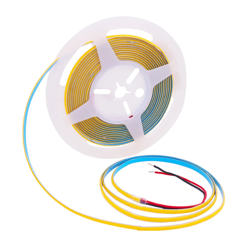 DC 5V 12V 24V COB LED Strip 320 384 480 528LEDs/m High Density