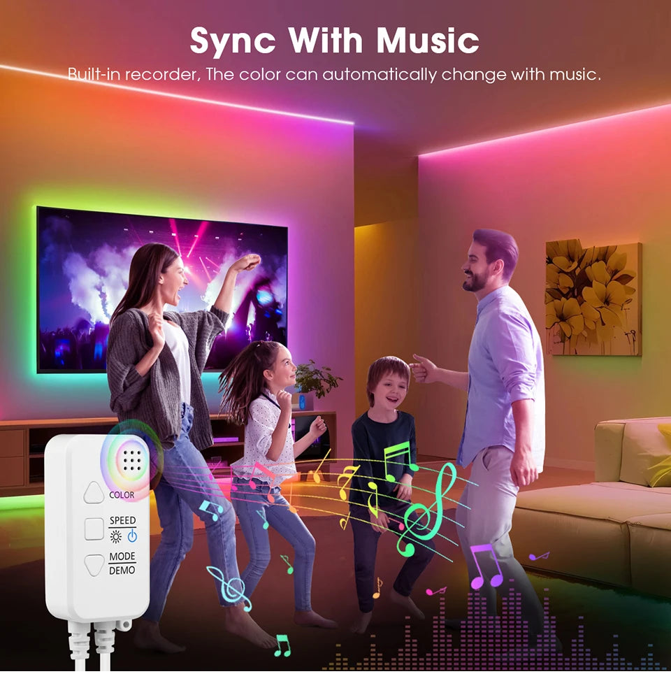 Tuya Smart WIFI RGBIC COB LED Strip Light Tape Addressable