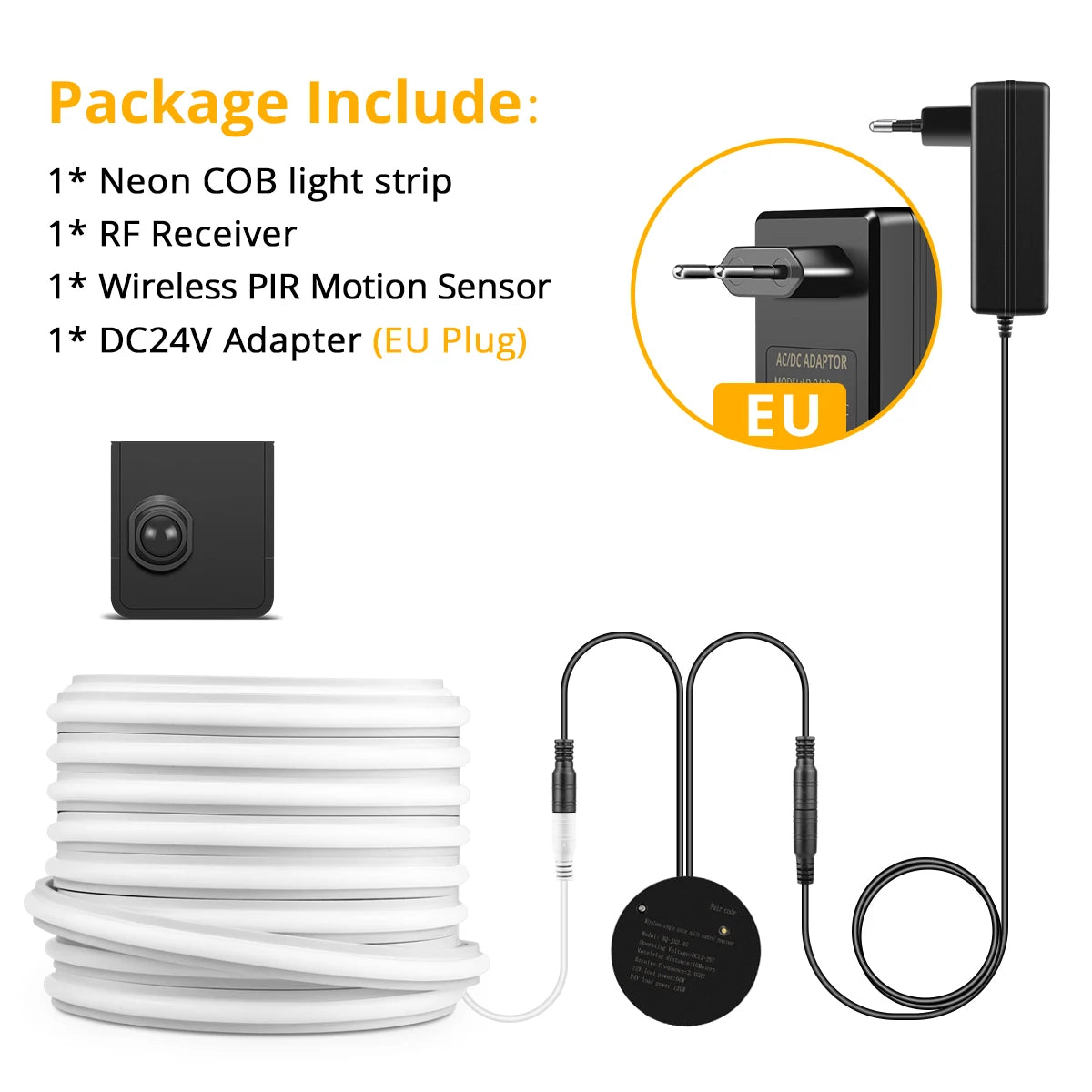 One/Dual Motion Sensor Switch COB Neon LED Strip