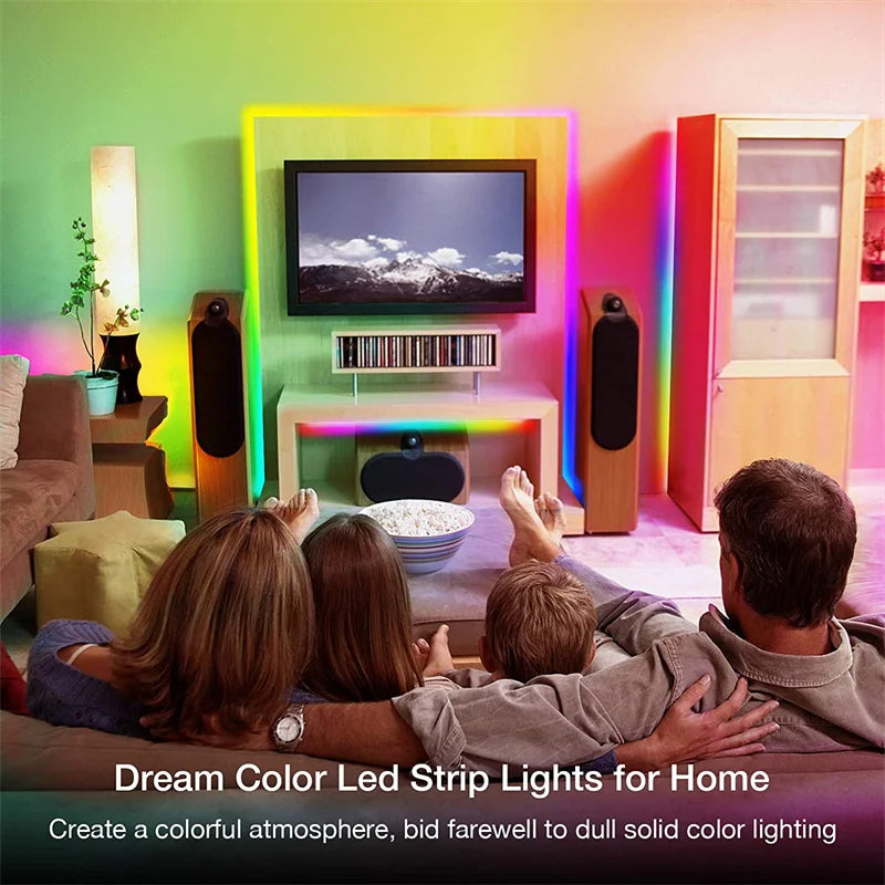 65.5ft/20m TUYA WS2811 TUYA DreamColor LED Strip Lights RGBIC