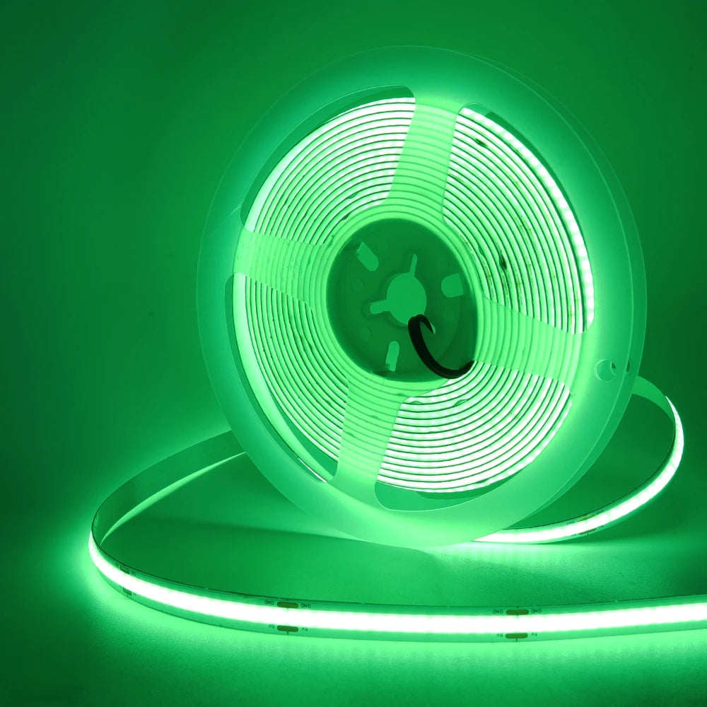 5V COB LED Strip High Density 320LEDs/m USB LED Light