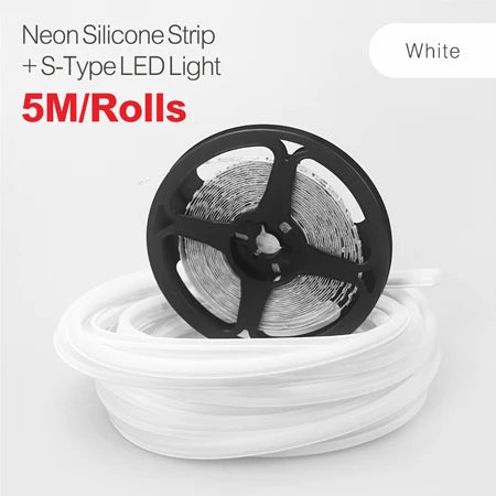 6/8mm 5M/Rolls DIY Separate Silicone Neon Strip Led Tape