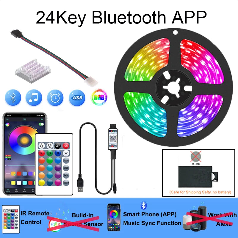 Bluetooth Led Lights Strip For TV Backlight Led Strip