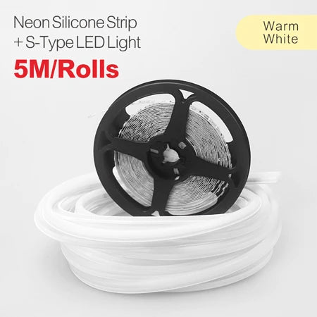 6/8mm 5M/Rolls DIY Separate Silicone Neon Strip Led Tape