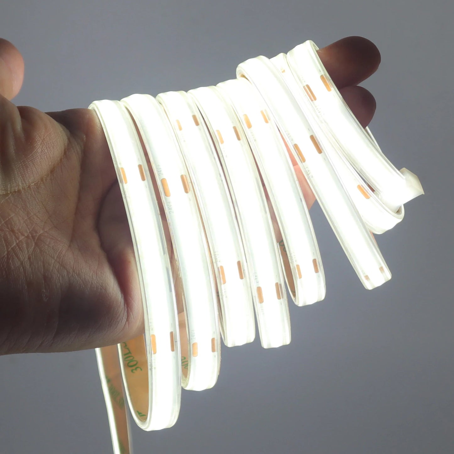 IP68 Waterproof COB LED Strip Lights 12V 24V 480Leds Diode Tape