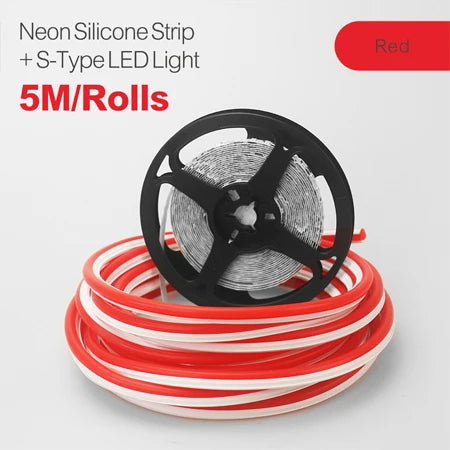 6/8mm 5M/Rolls DIY Separate Silicone Neon Strip Led Tape