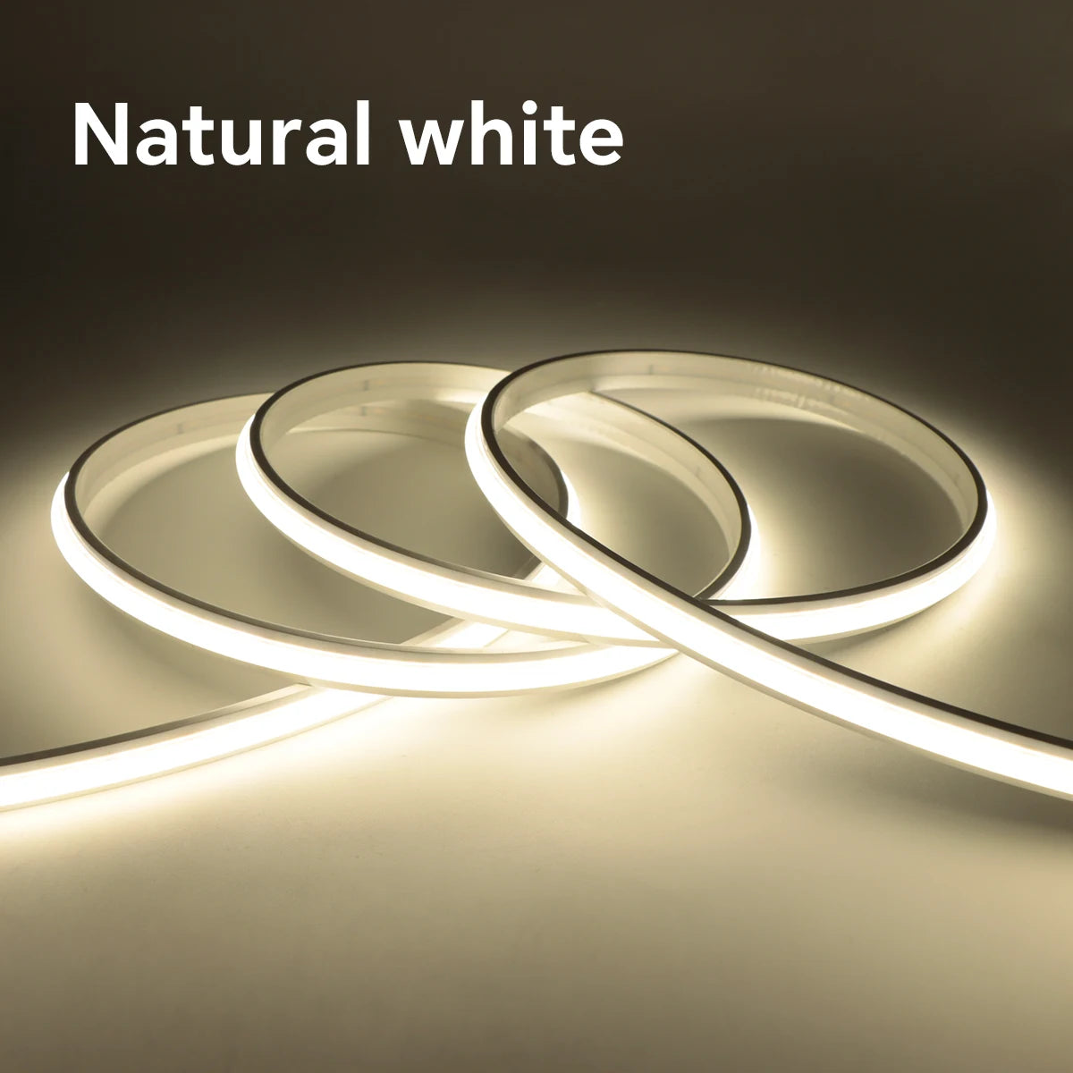 24V COB Neon Strip Light 280LEDs/M Solid Silicone Gel Tube