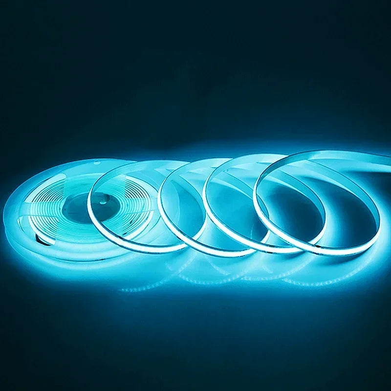 320Leds/M 8mm COB LED Strip DC 12V 24V Flexible High Bright Tape
