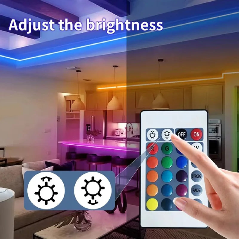 Bluetooth LED Strip Lights SMD 5050 RGB APP Remote Control