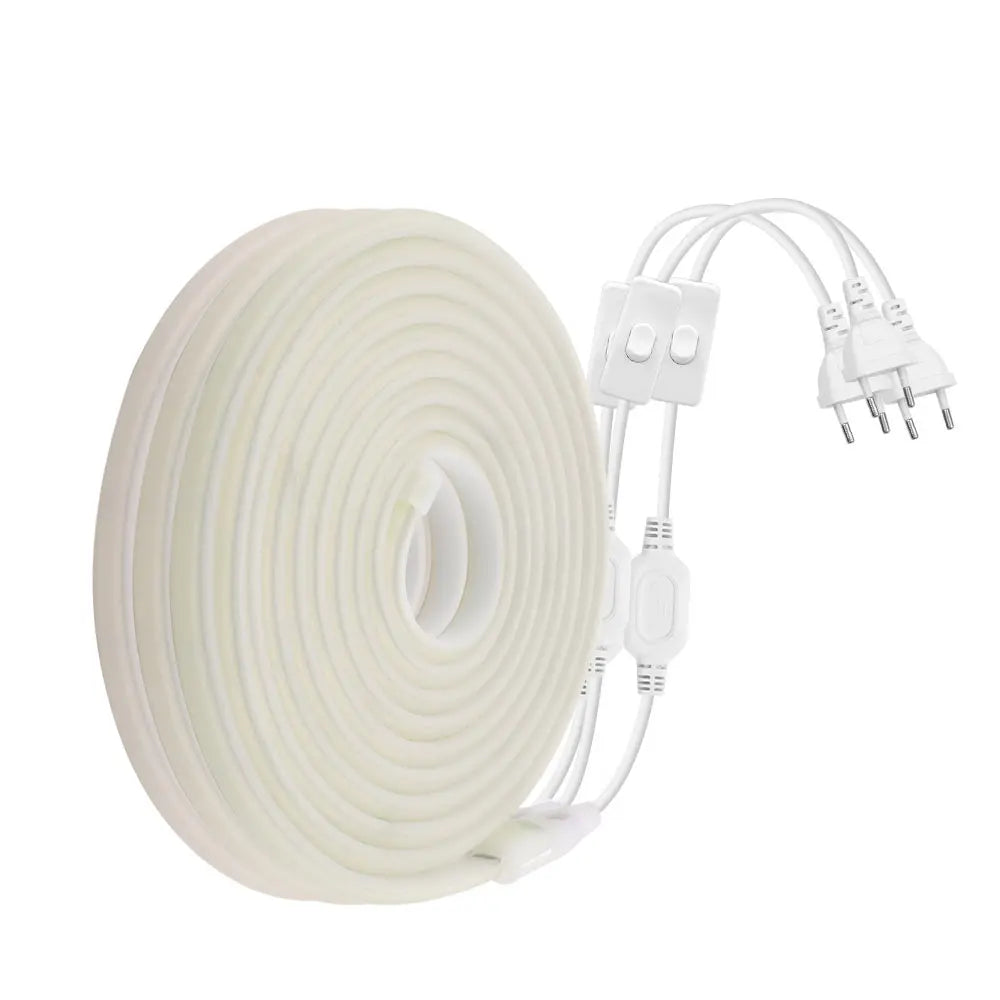 1/35M High Bright COB LED Strip Light 220V 288Leds Neon Strip