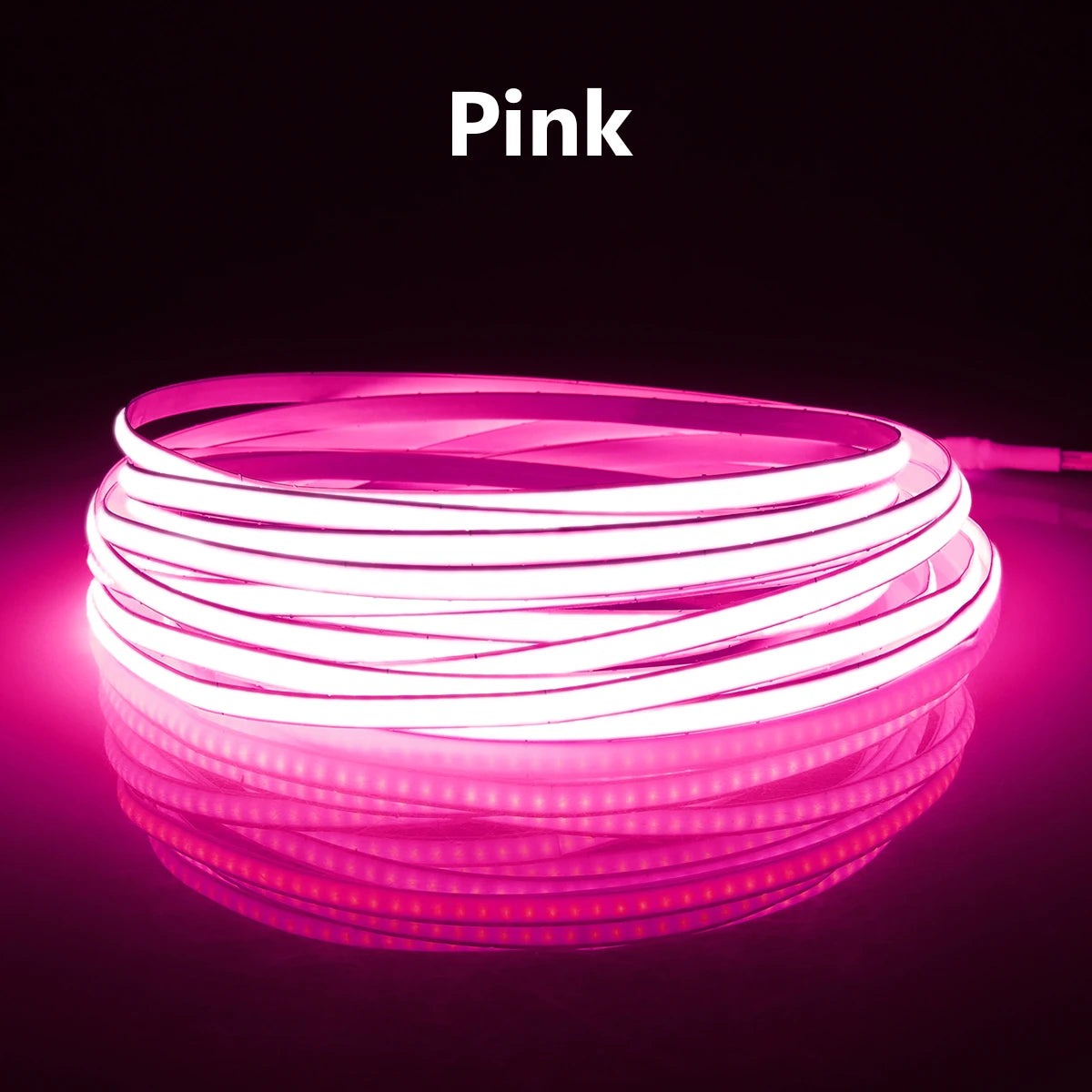 Ultra Bright FCOB COB LED Strip Lights 12V Flexible 5MM PCB