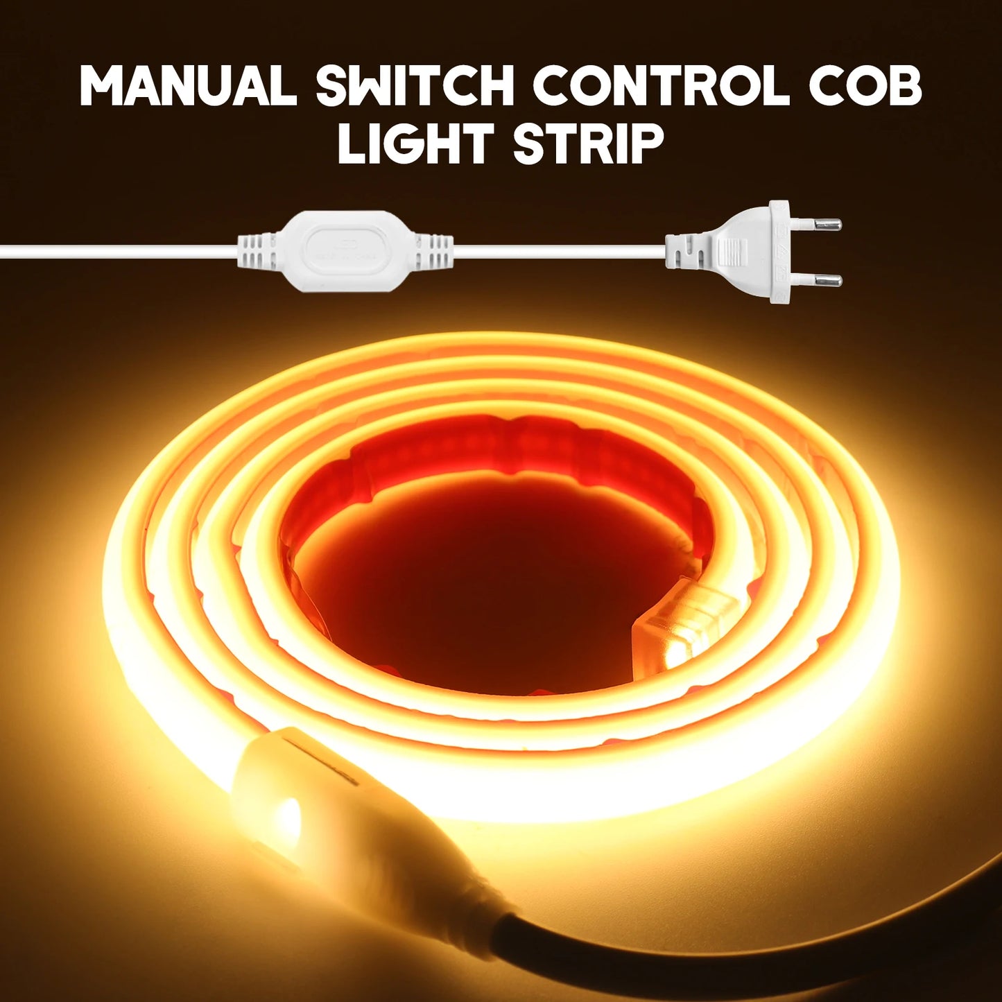 220V Dimmable Flexible Adhesive Tape for Home Garden Lighting