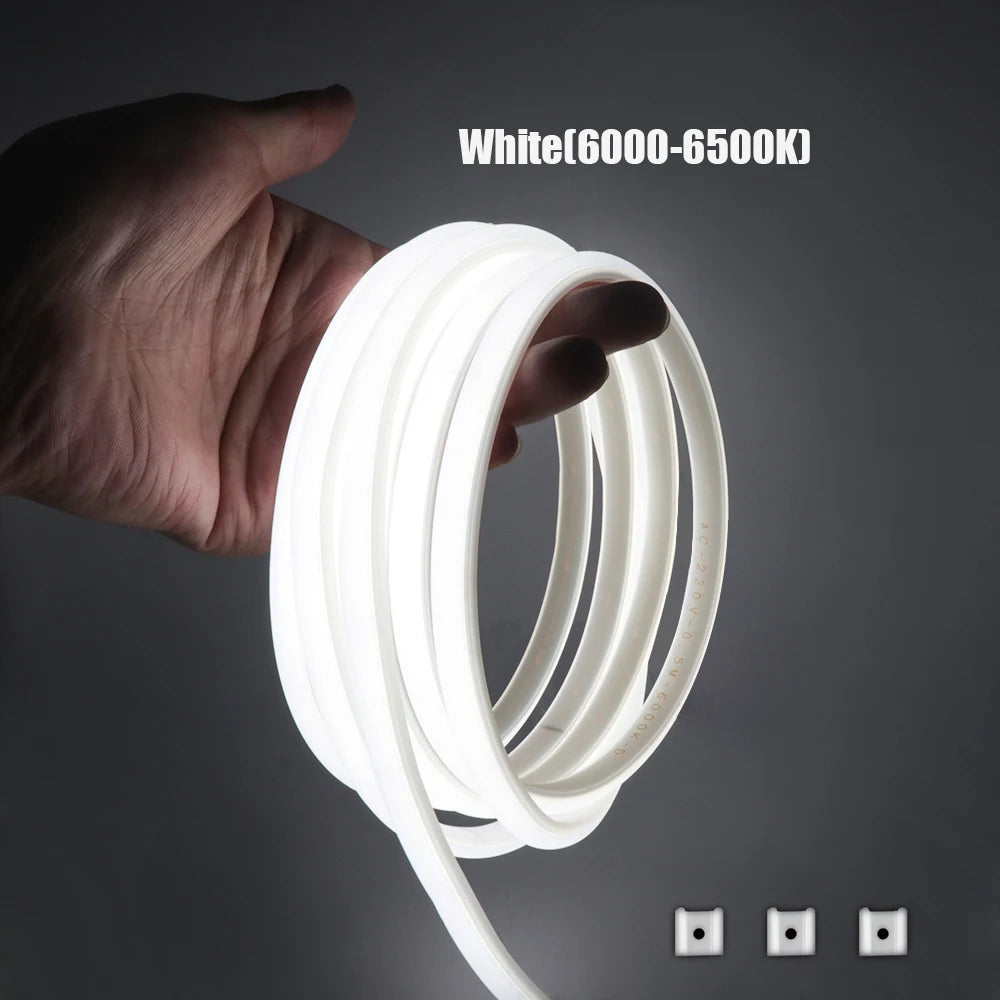 1/35M High Bright COB LED Strip Light 220V 288Leds Neon Strip