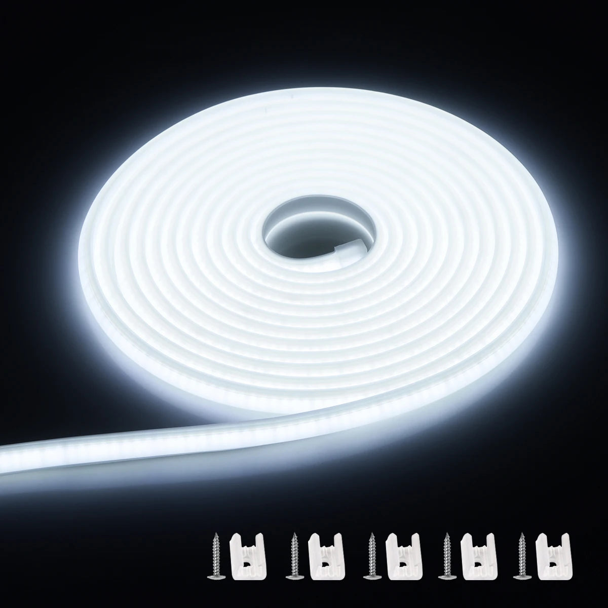 1M-35M 220V 110V COB LED Strip Light RA90 Super Bright