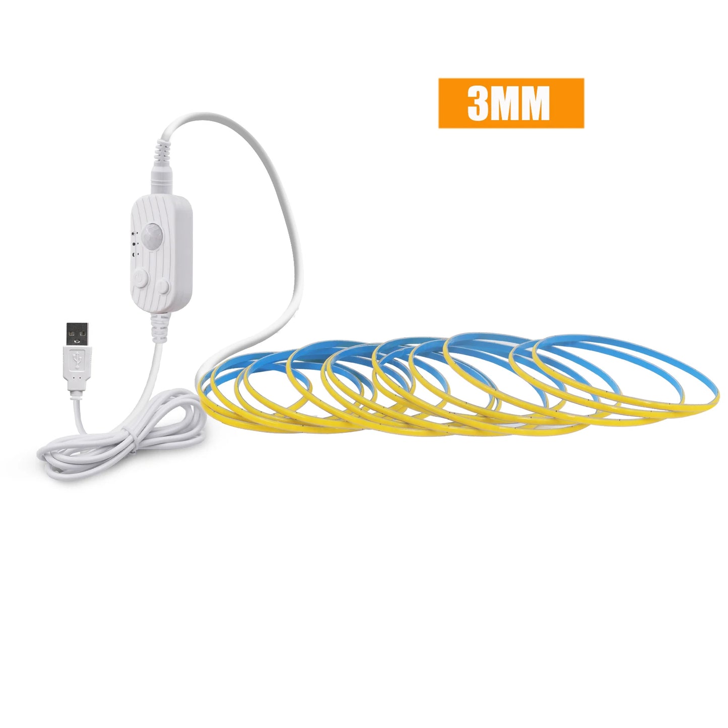 DC 5V USB Motion Sensor LED Strip Light Flexible COB Lights