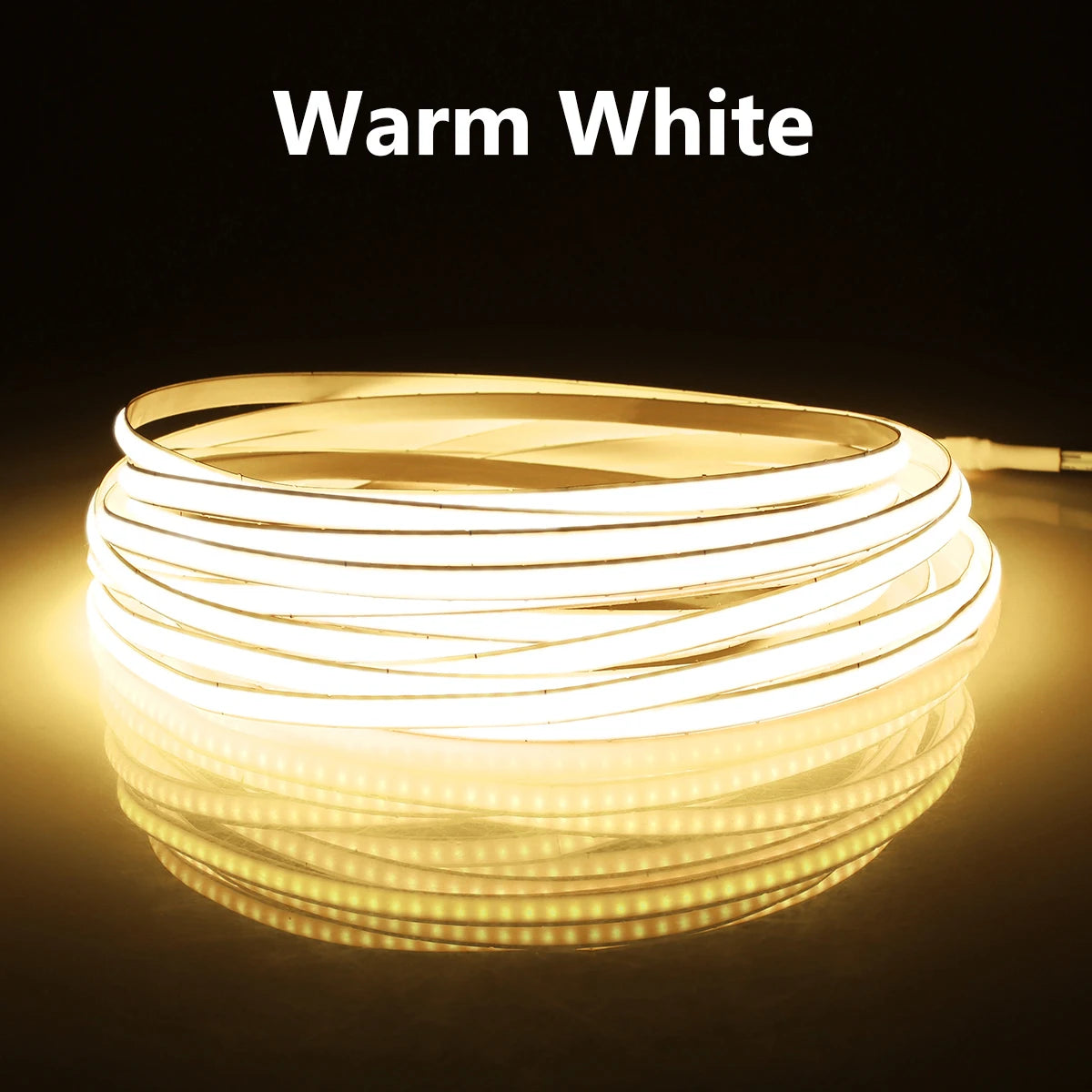 Ultra Bright FCOB COB LED Strip Lights 12V Flexible 5MM PCB
