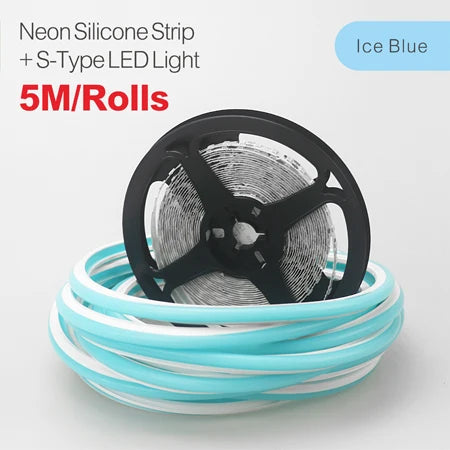 6/8mm 5M/Rolls DIY Separate Silicone Neon Strip Led Tape