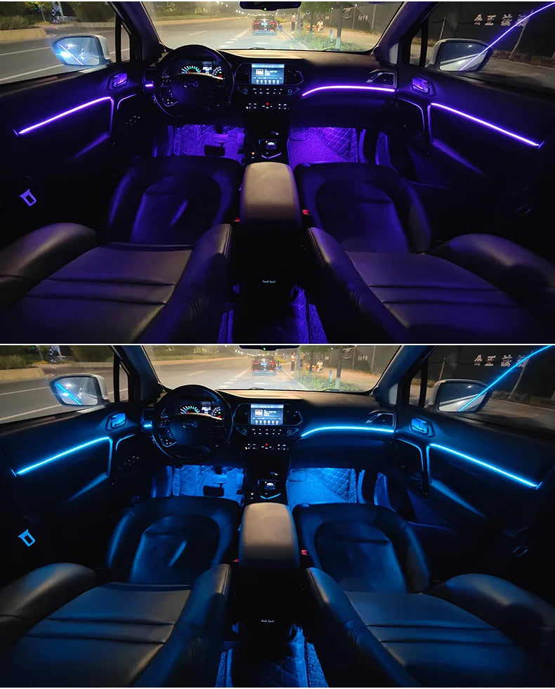 Universal Symphony Car LED Ambient Light 64 RGB Color Car Interior