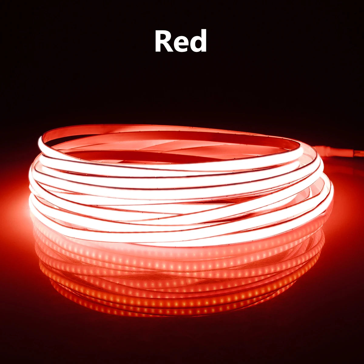 Ultra Bright FCOB COB LED Strip Lights 12V Flexible 5MM PCB