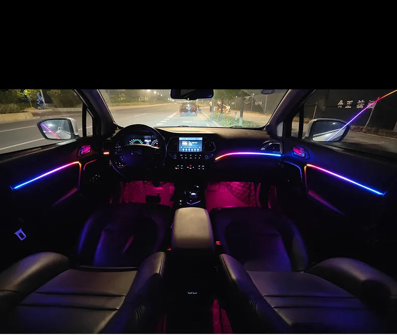 Universal Symphony Car LED Ambient Light 64 RGB Color Car Interior
