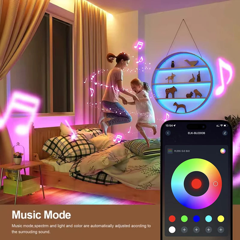 5V RGB neon light with bluetooth remote control and APP