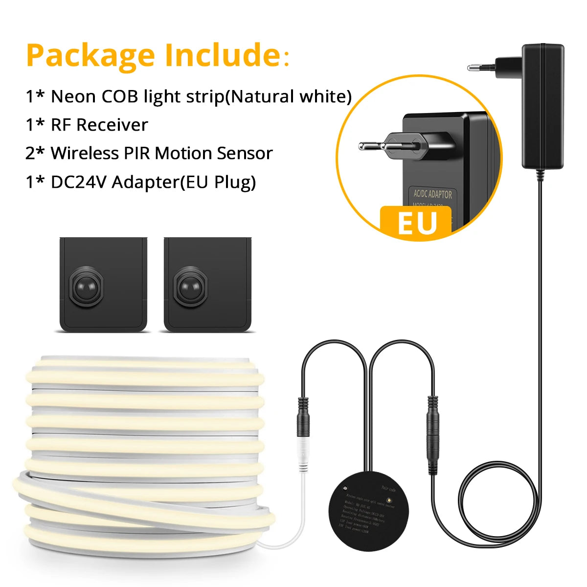 NEW 10M 5M Set Solid COB Neon LED Strip Light