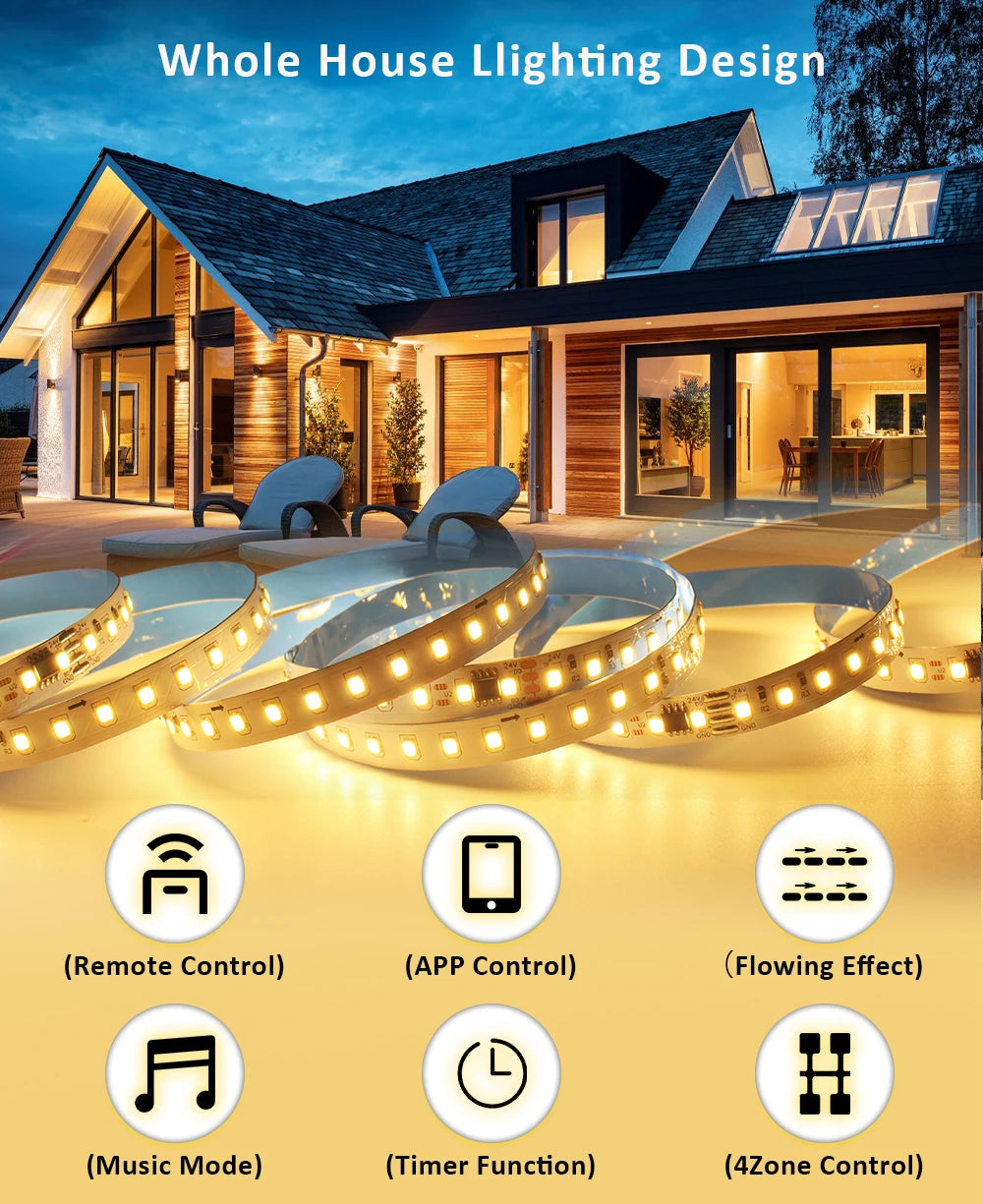 Sequential Led Strip 24v 10M 15M 20M 2835 WS2811 Horse Running