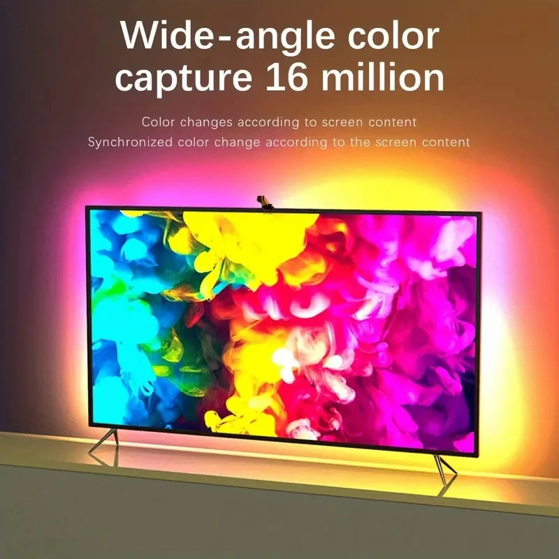TV Led Backlight RGBIC LED Strip Lights with Camera Sensor