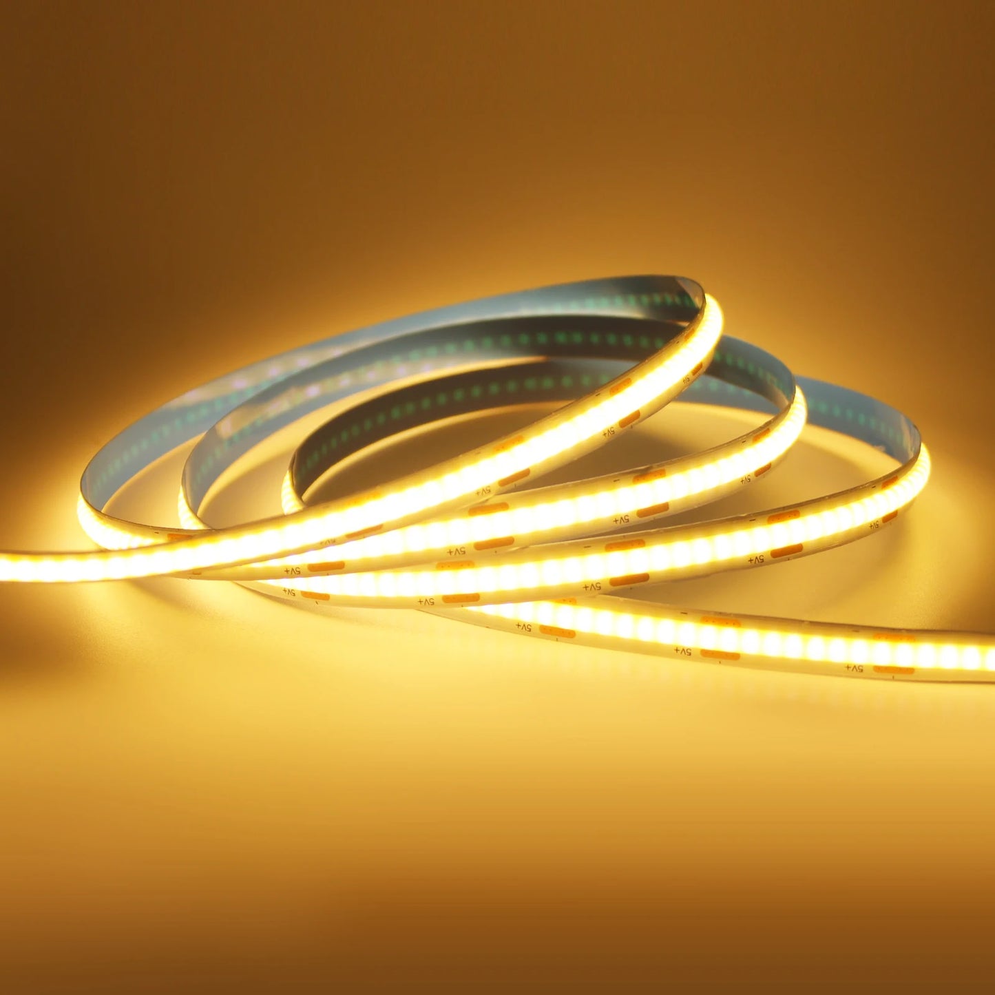 5V COB LED Strip High Density 320LEDs/m USB LED Light
