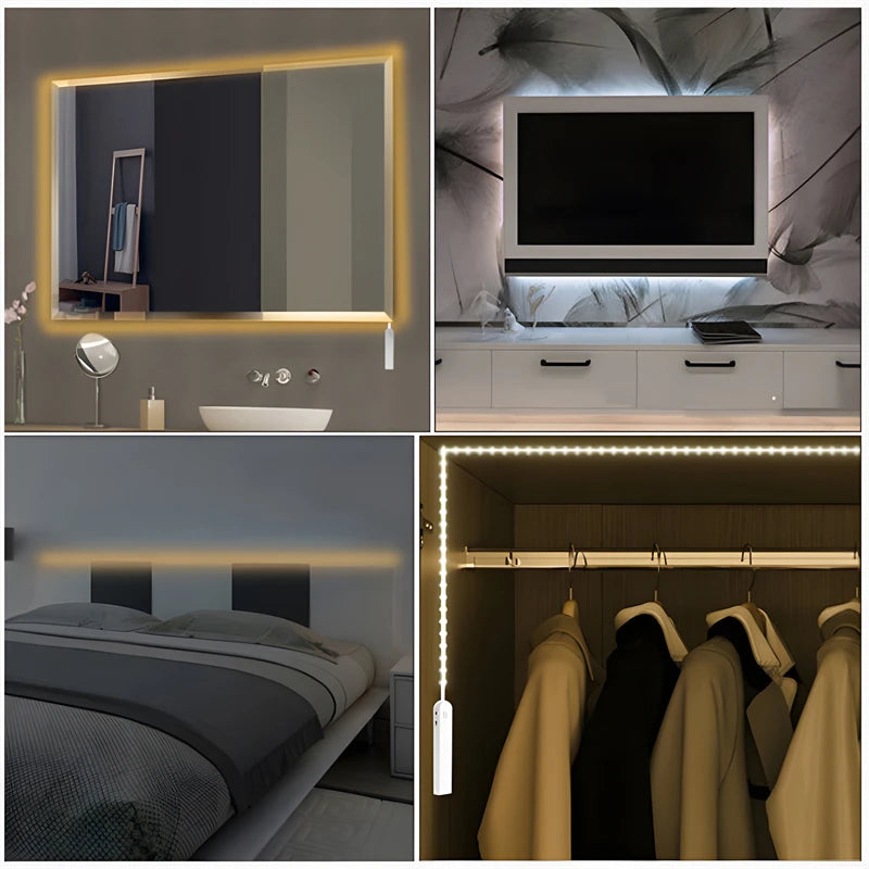 1M-5M LED Light Strip Motion Sensor LED Night Light