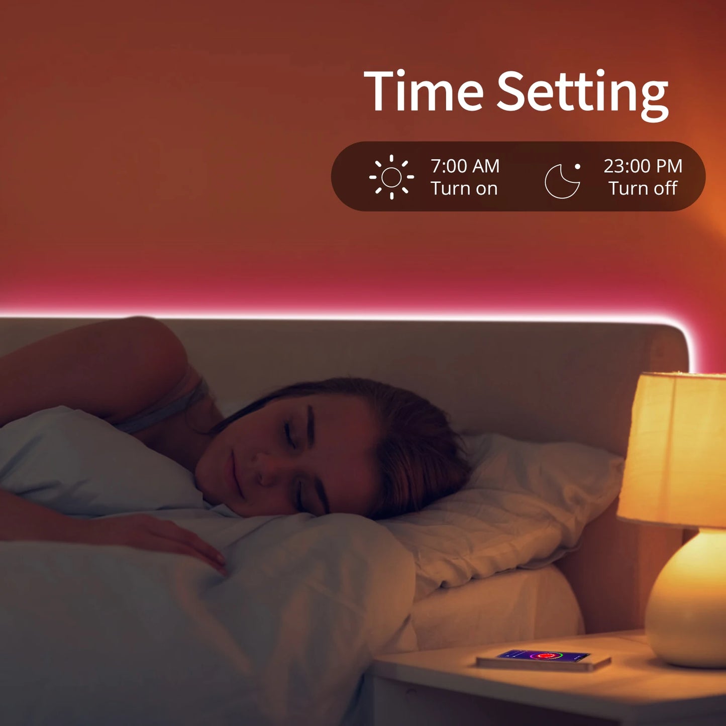 12/24V EU plug WiFi RGB Neon LED Strip Lighting