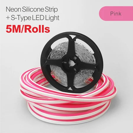 6/8mm 5M/Rolls DIY Separate Silicone Neon Strip Led Tape
