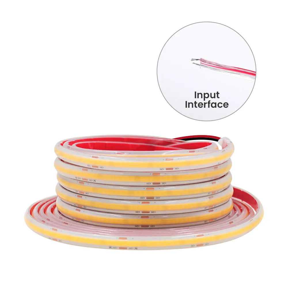 IP68 Waterproof COB Led Strip Light 12V 24V Flexible LED Tape