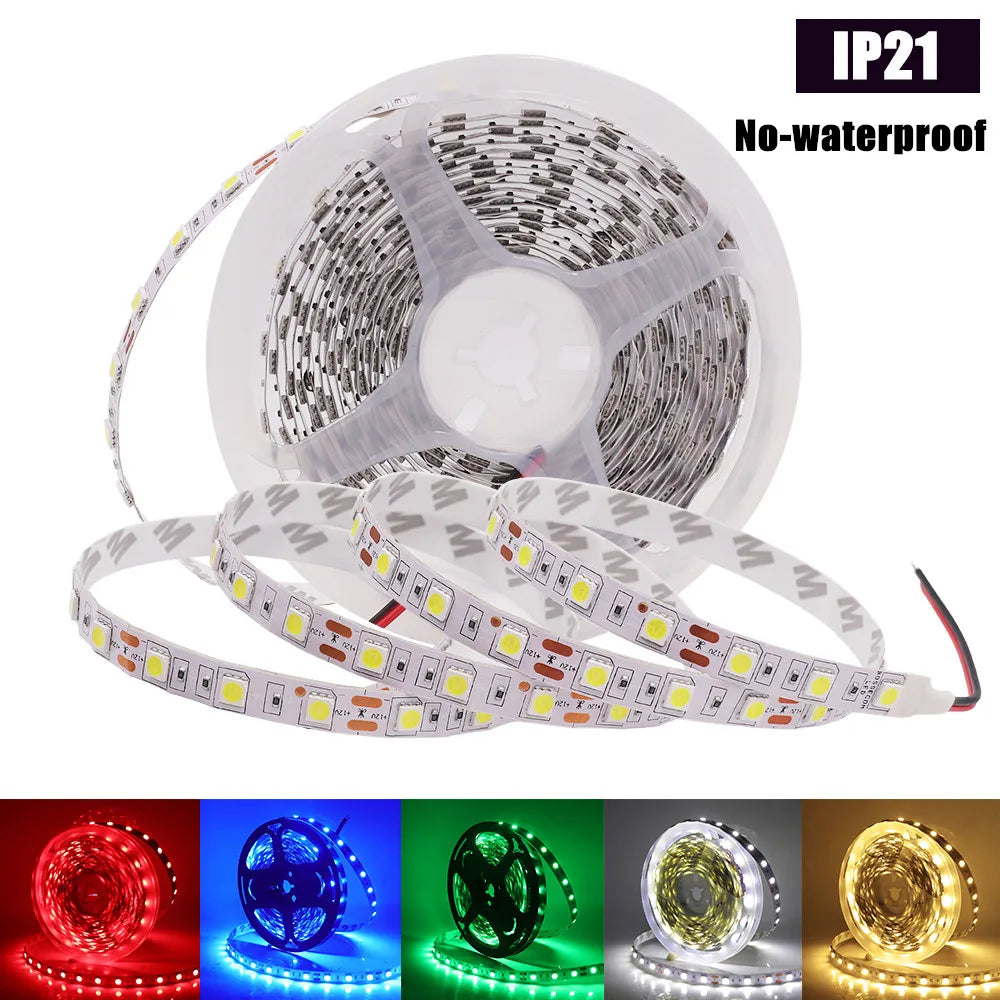 DC12V LED Strip High Bright Flexible LED Rope Ribbon Tape
