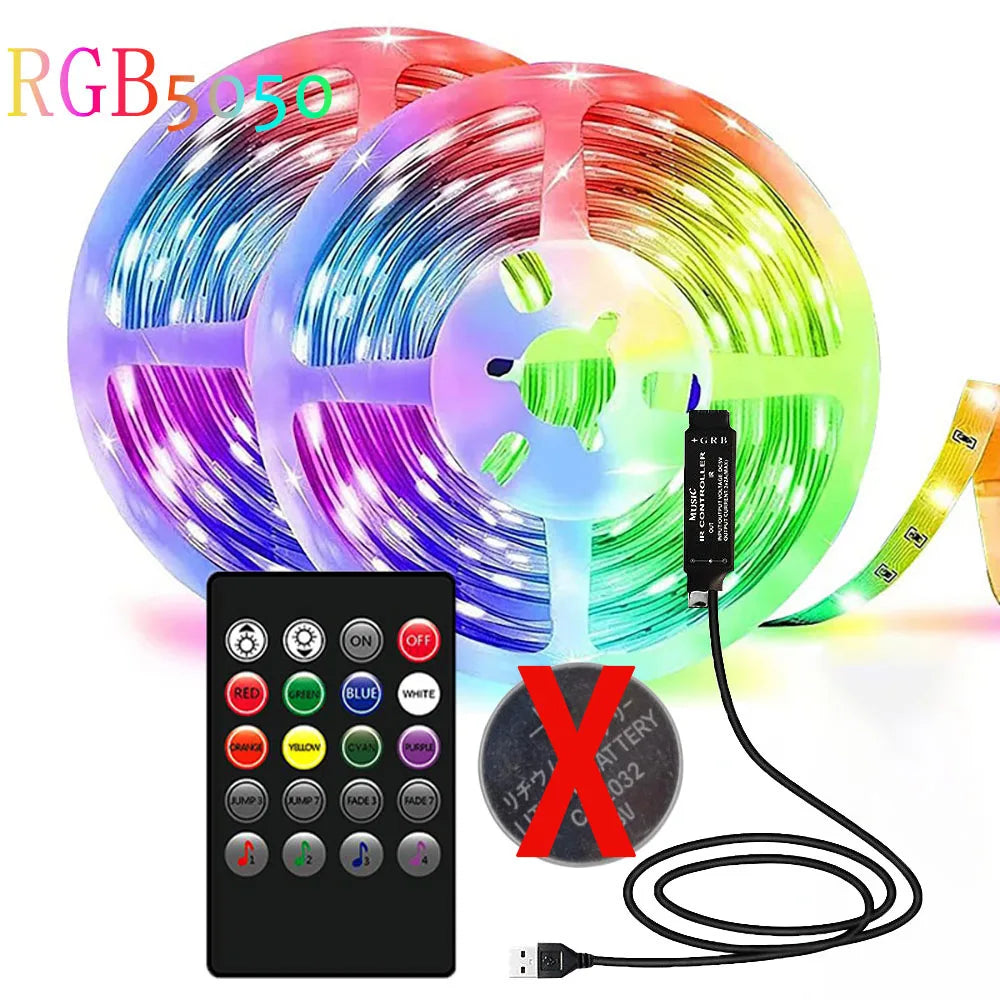 LED Strip Light Strip 5V USB RGB 5050 Light Strip Bluetooth APP