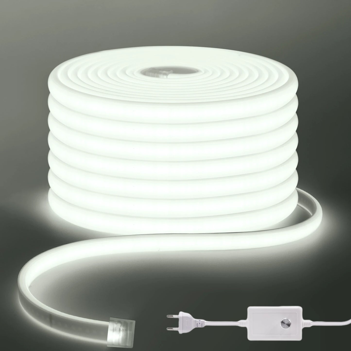 COB LED Strip Light With EU Switch/Dimmer Plug