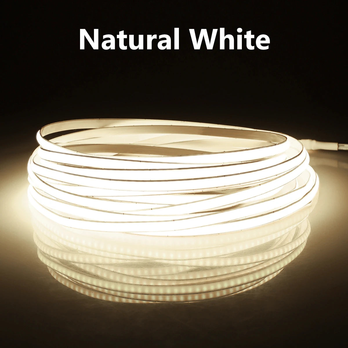Ultra Bright FCOB COB LED Strip Lights 12V Flexible 5MM PCB