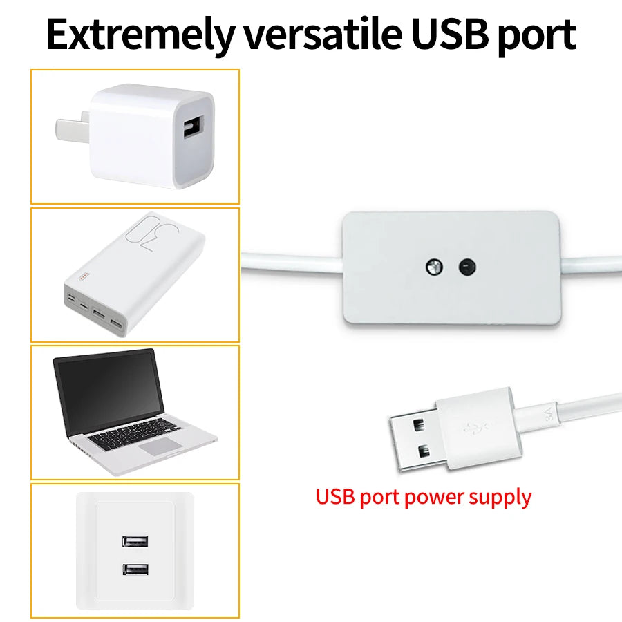 USB LED Light Strip Hand Sweep Waving ON OFF Sensor