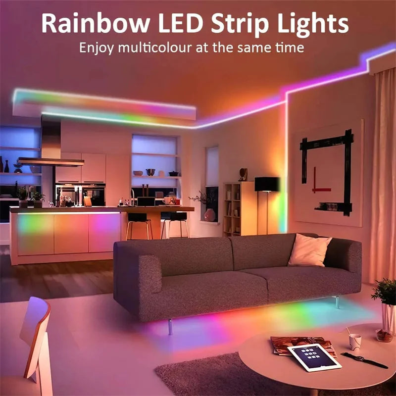 RGBIC Bluetooth Neon Led Strip Lights 5V Neon Strip Light